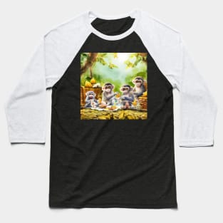 The Monkeys' Picnic Baseball T-Shirt